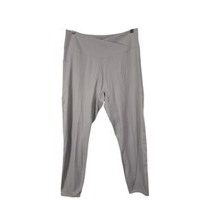Halara Crossover Leggings‎ w/Pockets - NWT Gray - XL 7/8 Length